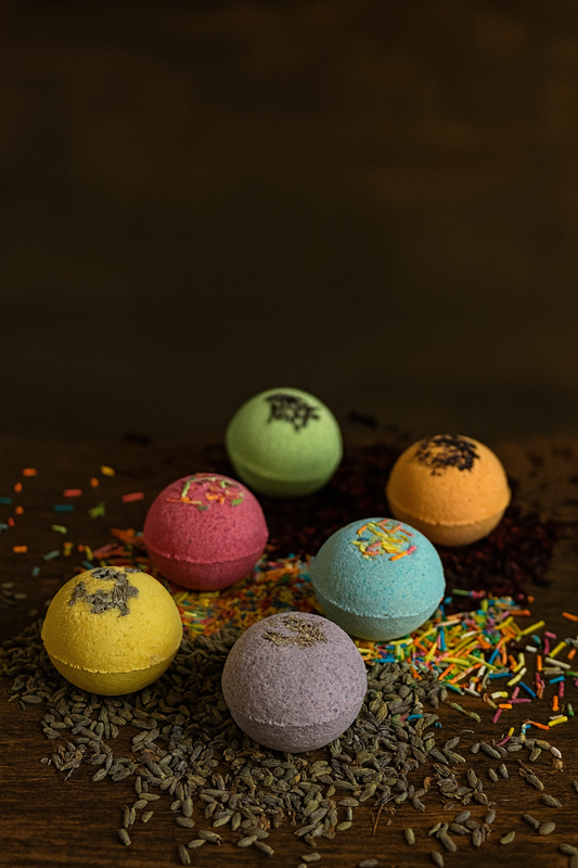 Bitkili Banyo Bombası 6’lı (45gr) – El Yapımı Pedikür Seti