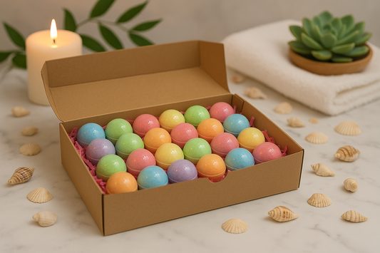Banyo Bombası 24’lü (45gr) – Doğal, El Yapımı Pedikür Seti