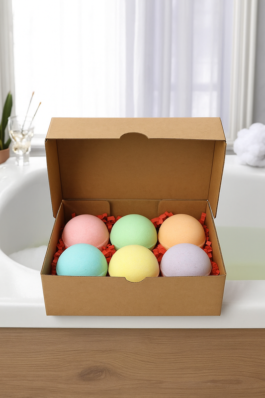 Banyo Bombası 6’lı 80gr – Doğal ve Sade Pedikür Seti