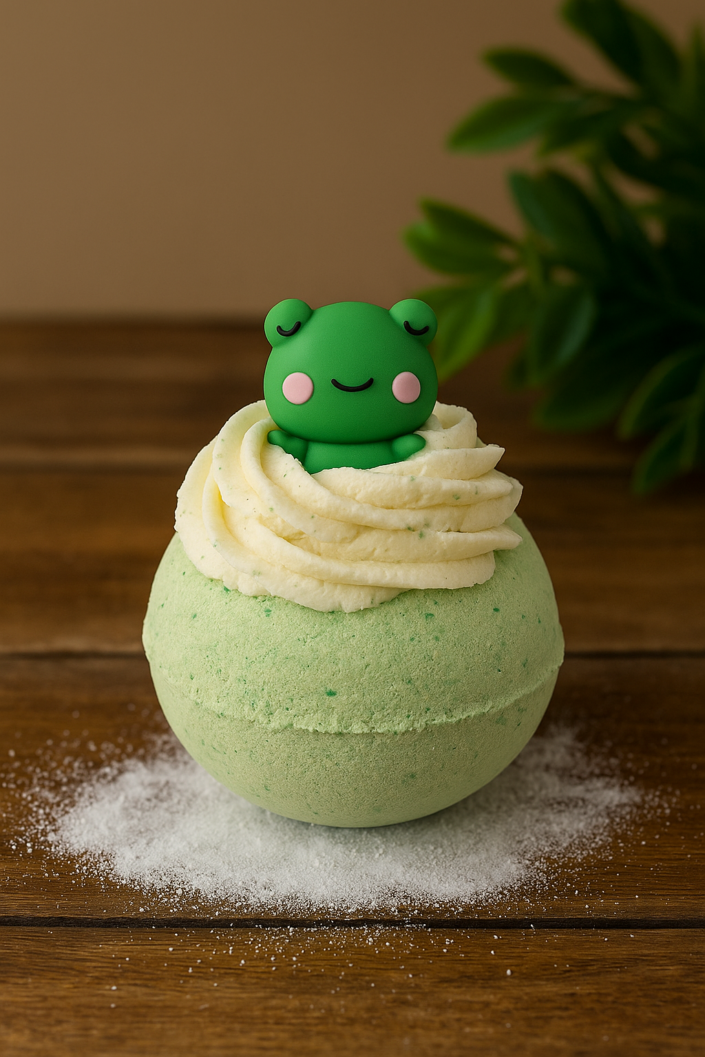 El Yapımı Cupcake Banyo Bombası 135/145gr – Hanımeli Kokulu, Oyuncaklı