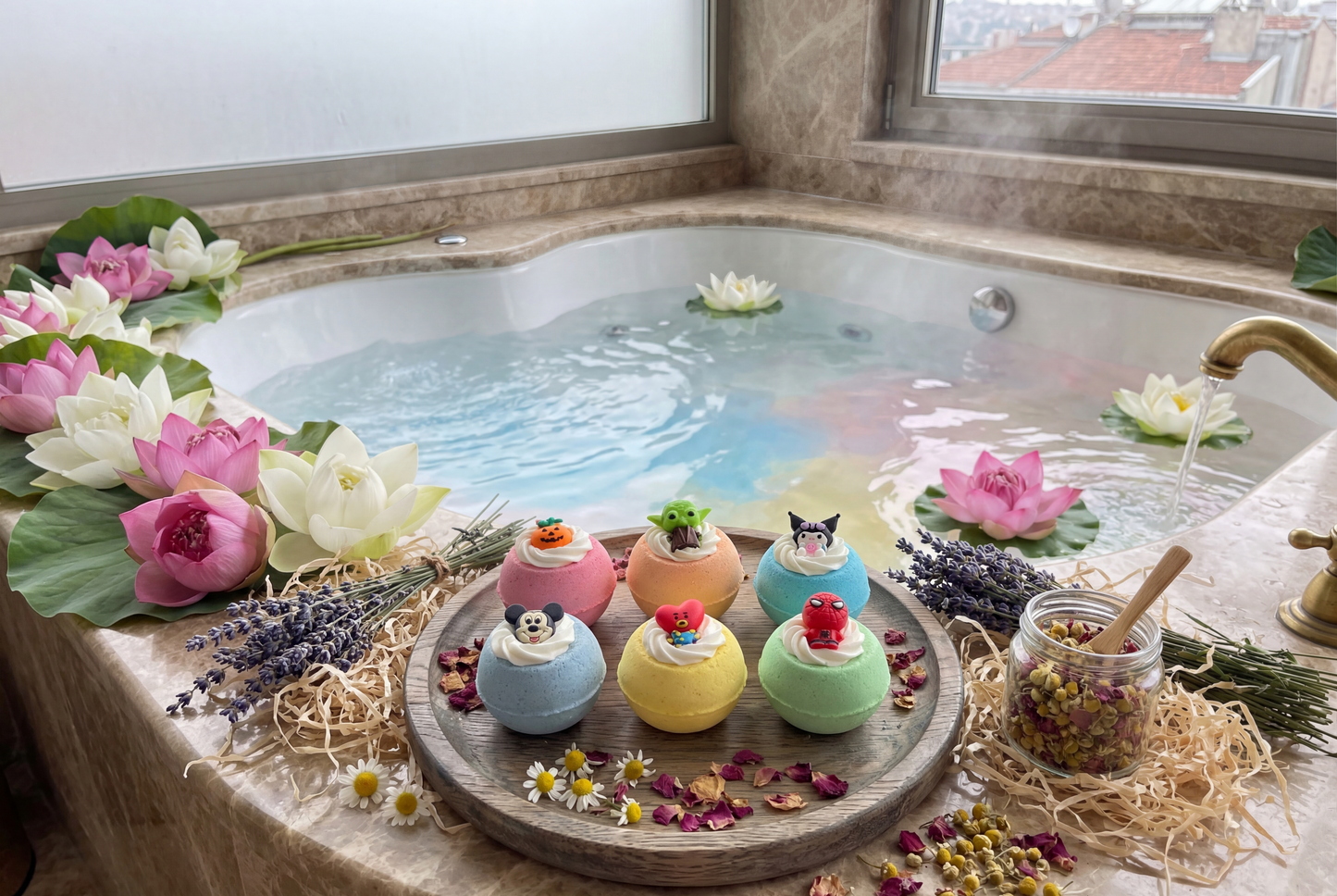 6’lı Cupcake Banyo Bombası Seti - Standart Boy Keyif Paketi (85g)