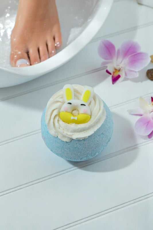 El Yapımı Cupcake Banyo Bombası 135/145gr – Okyanus Kokulu, Oyuncaklı