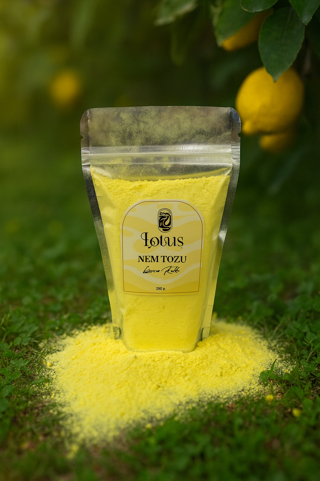 El Yapımı Banyo Tozu 250gr – Limon Kokulu Doğal Peeling