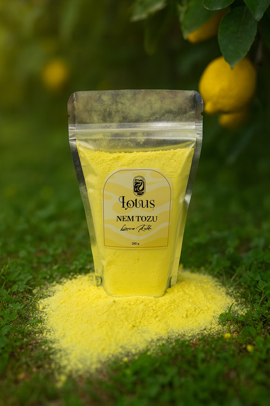 El Yapımı Banyo Tozu 250gr – Limon Kokulu Doğal Peeling